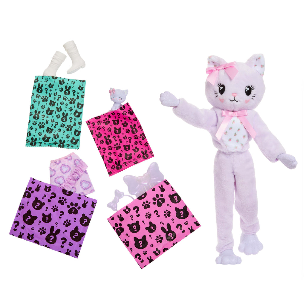 Barbie Cutie Reveal Boneca Gatinho Roxo