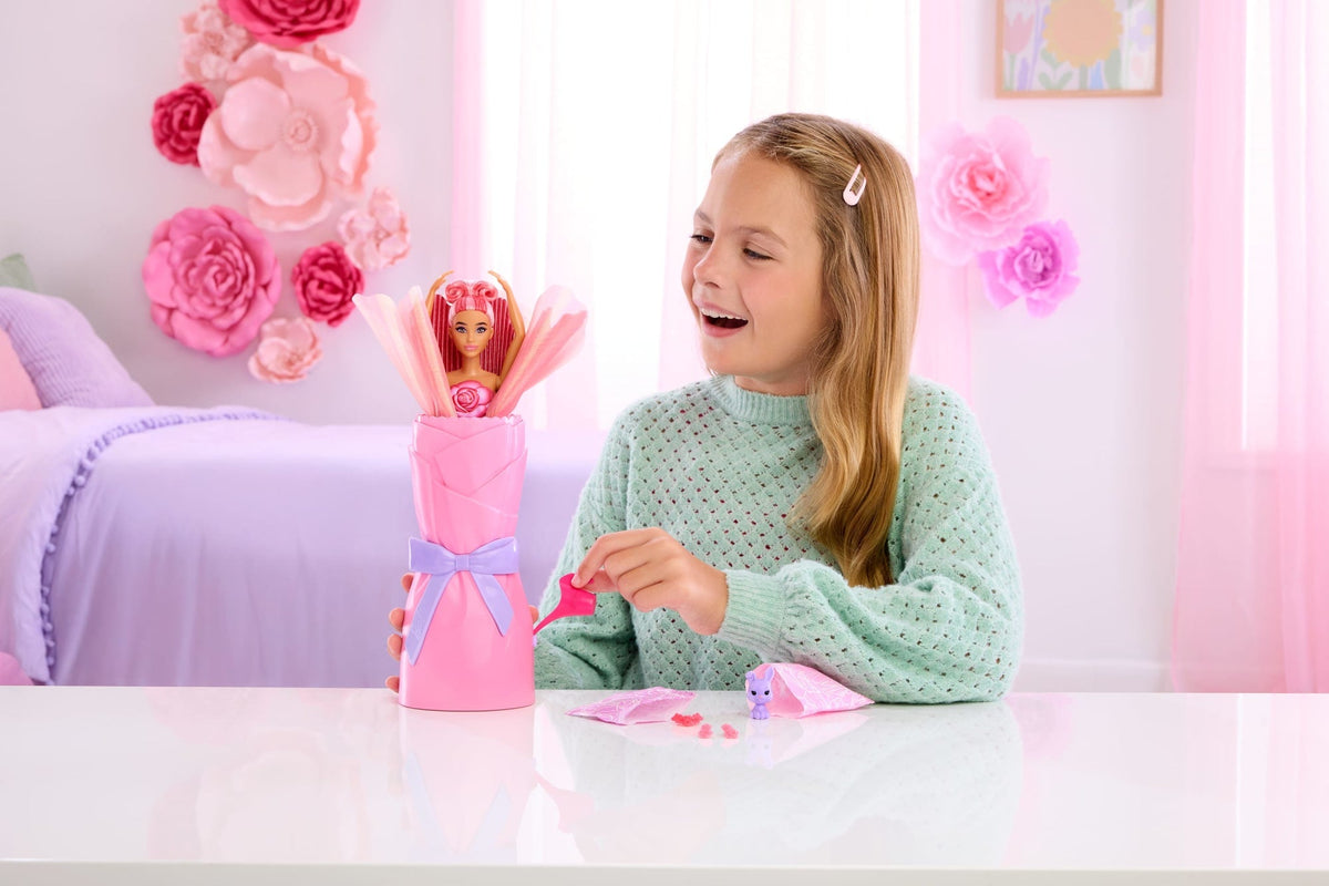 Barbie Reveal Petal Pop Rosa Roja