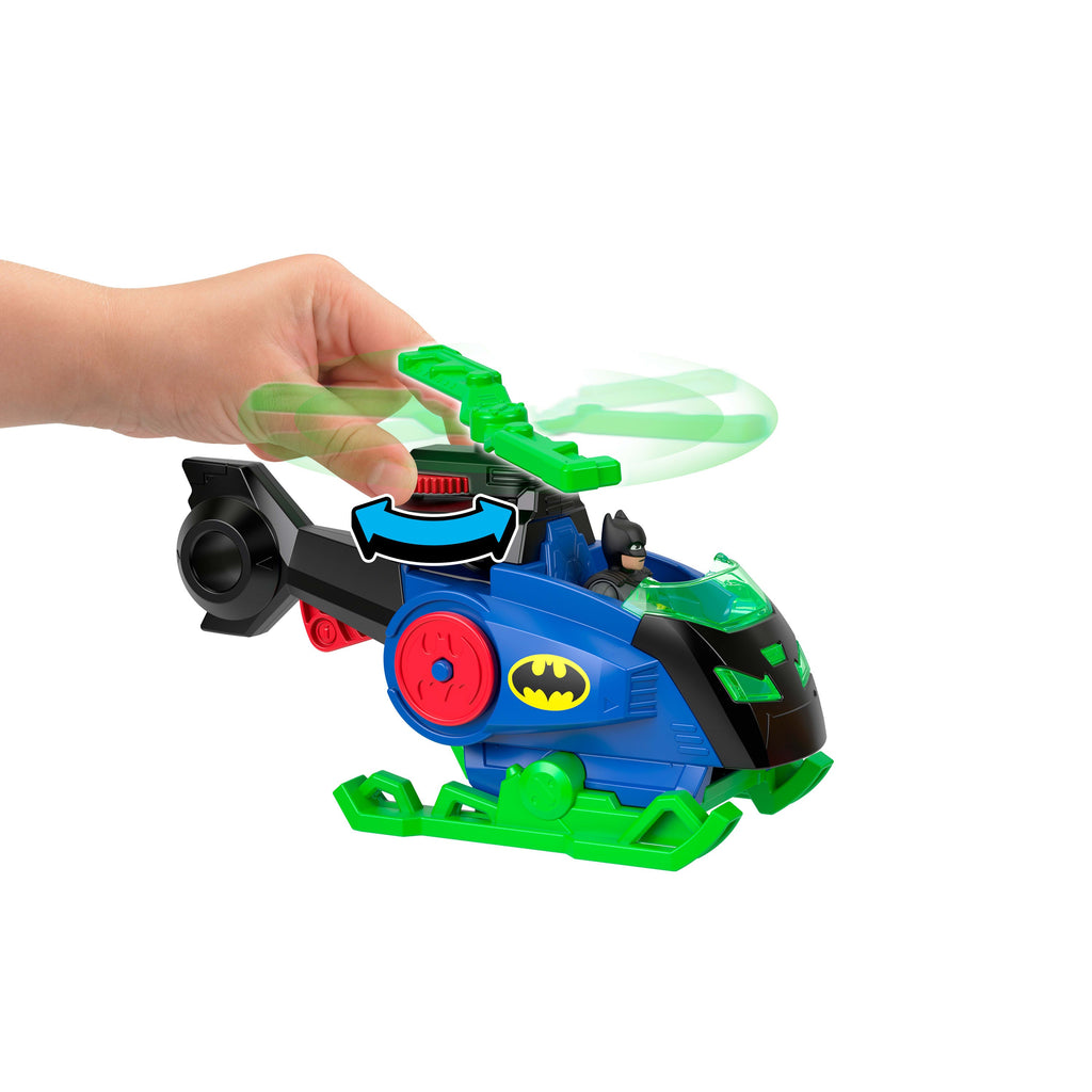 Imaginext Dc Super Friends Coffret Bat-Coptère et Man Bat