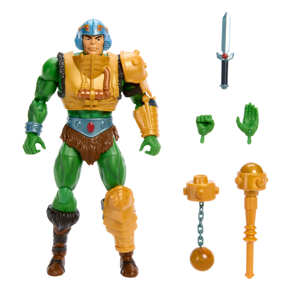 Les Maîtres de L’Univers – Figurine Articulée Maître D’Armes – Collection Rétro Masterverse, Héros Mdu de 17,8 Cm (7 Po)