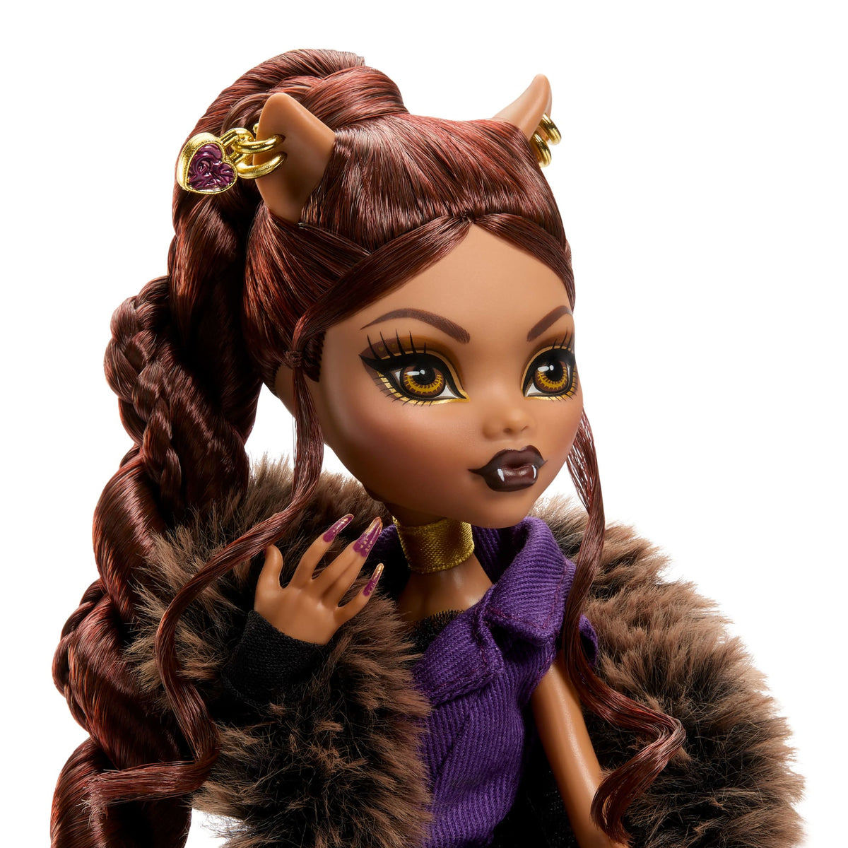 Monster High Clawdeen Wolf House Of Wolf Doll in High Fashion Coat With Premium Accessories