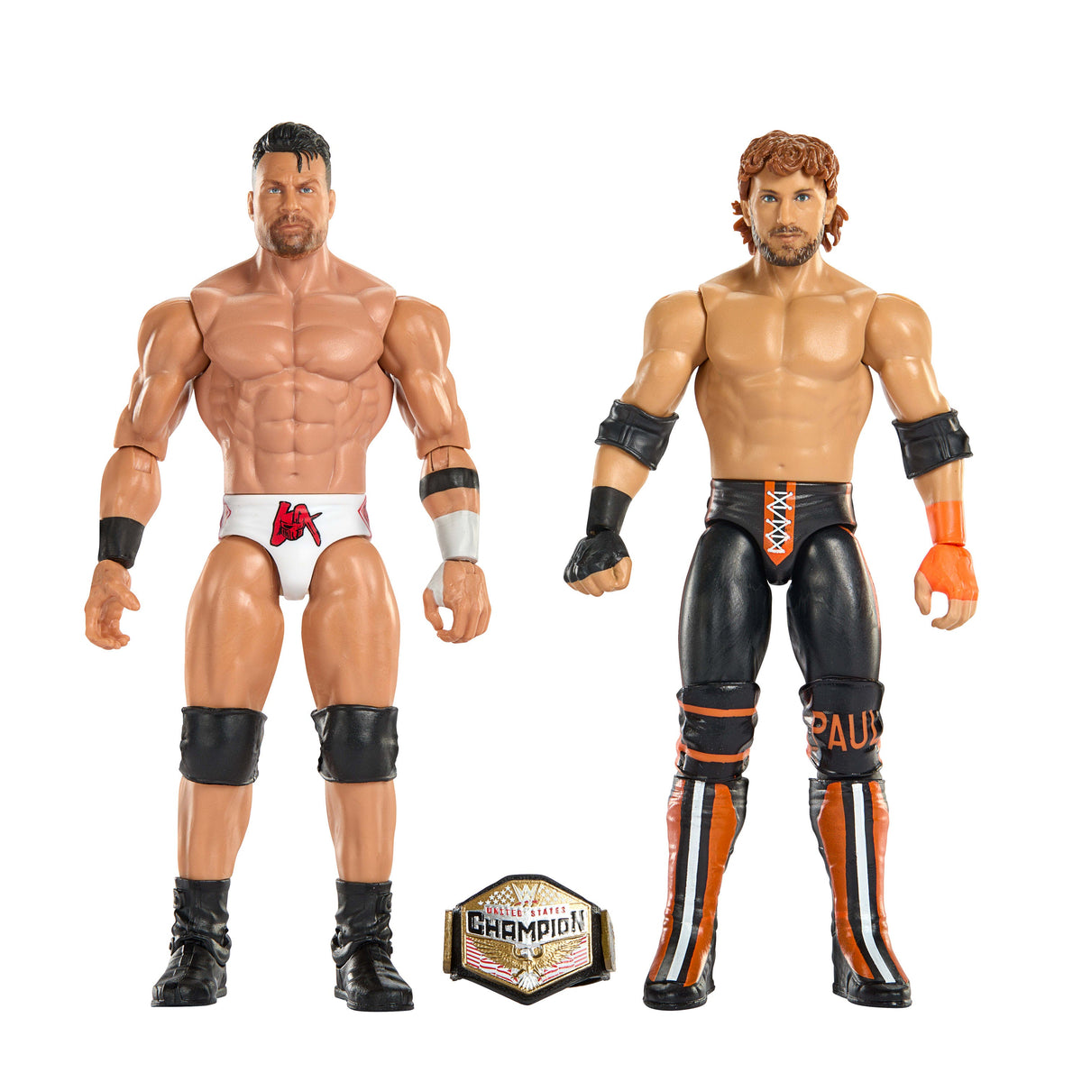 WWE Main EVent Showdown La Knight vs Logan Paul Action Figures Set, Series #24, 6-inch Collectibles
