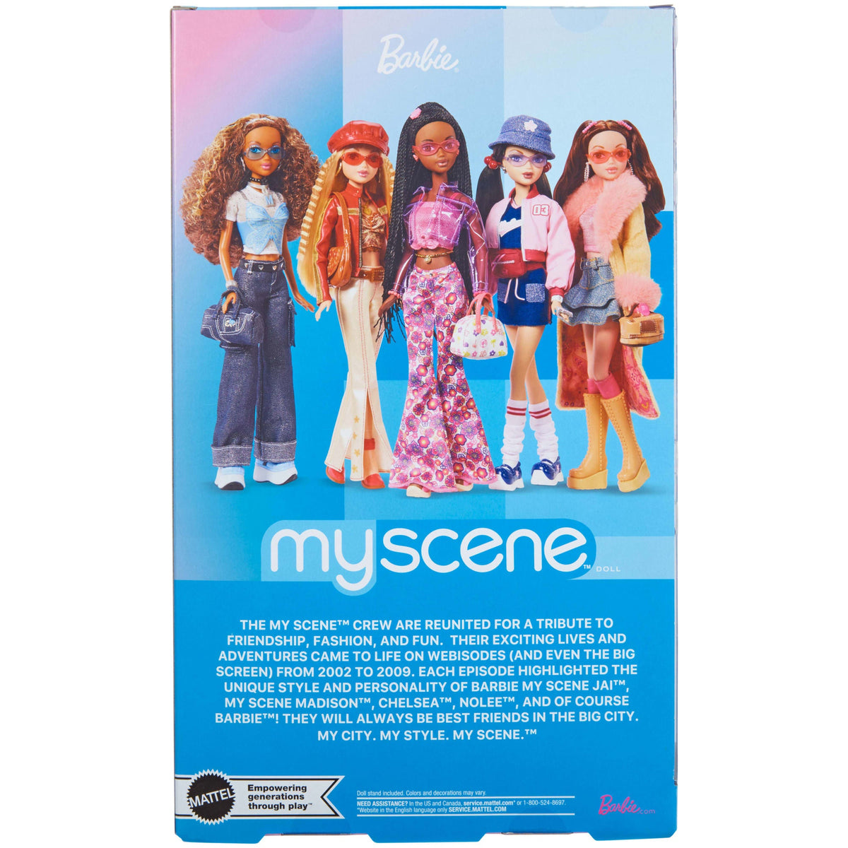 Barbie Signature My Scene Jai Collector Doll in Y2K-Inspired Outfit With Premium Accessories