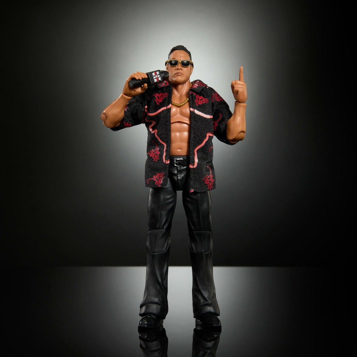 WWE Monday Night War Elite Collection The Rock Action Figure & Accessories 6-Inch Set