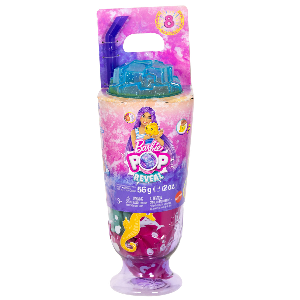 Barbie Poupée Pop Reveal Série Sea Slushy