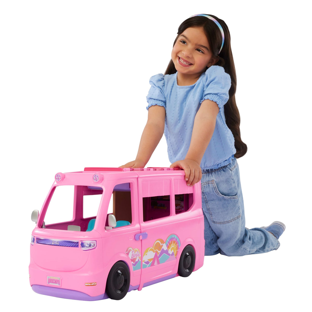 Barbie-Coffret Camping-Car de Rêve-Avec Plus de 60Accessoires