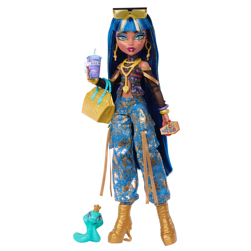 Monster High Muñeca Look Monstruoso Cleo