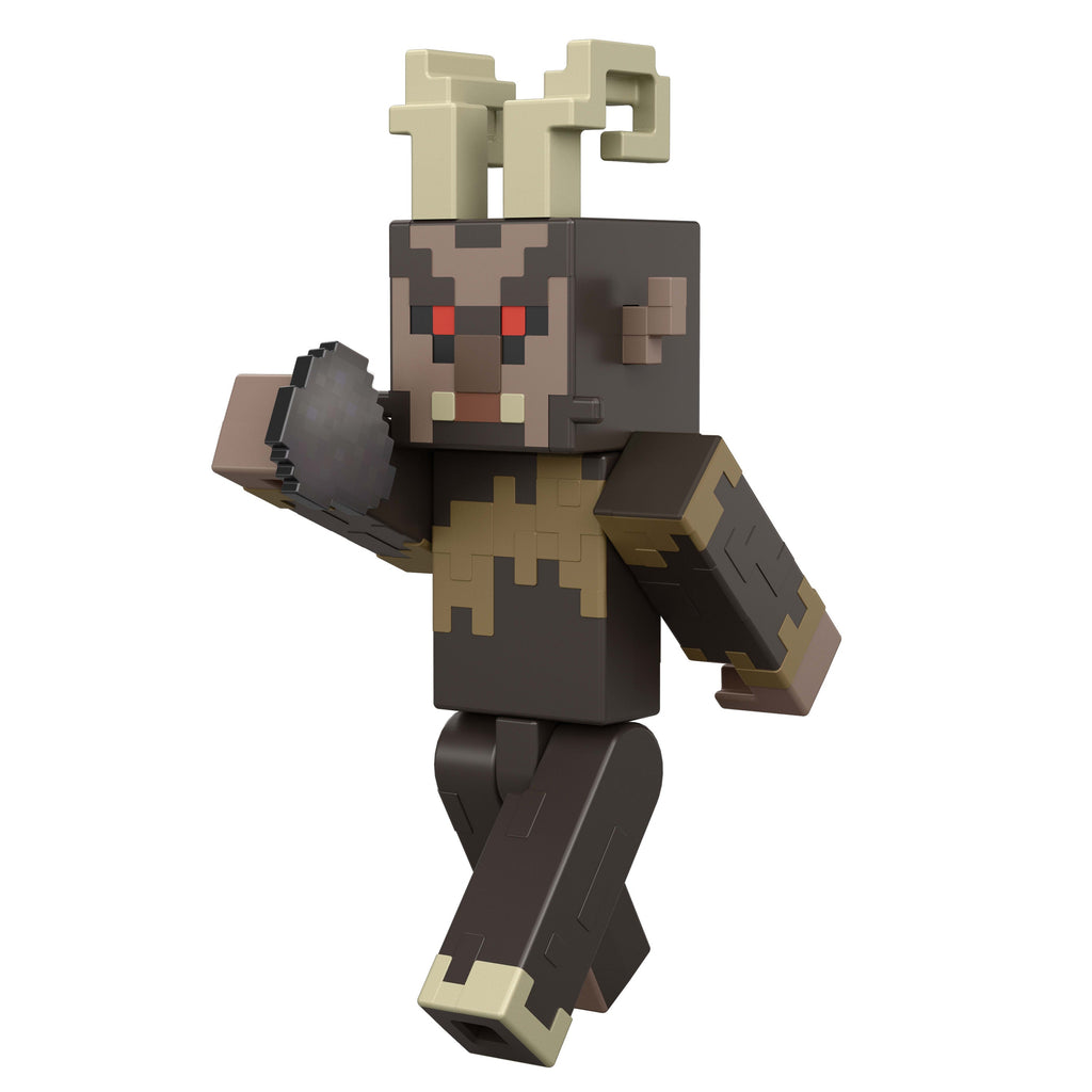 Minecraft Advent Calendar, 3 3.25-Inch Scale Action Figures, 15 Accessories, 5 Stickers & Digital Item Code