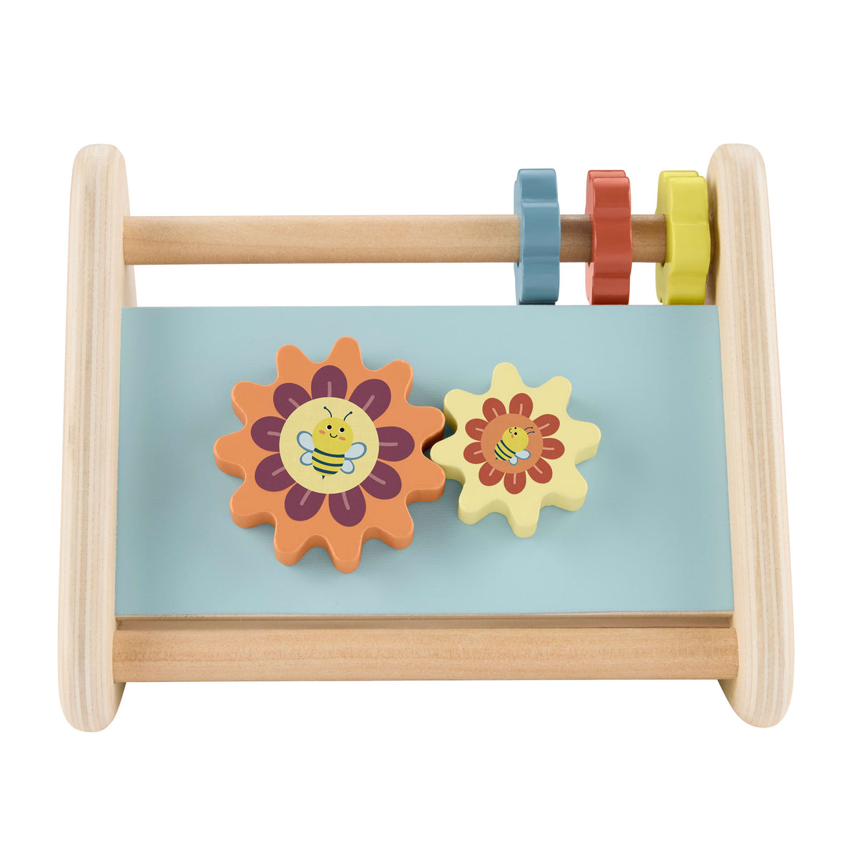 Triangle de Jeu en Bois Fisher-Price, Jouet à Trois Côtés Favorisant La Motricité Fine, 1 Pièce en Bois