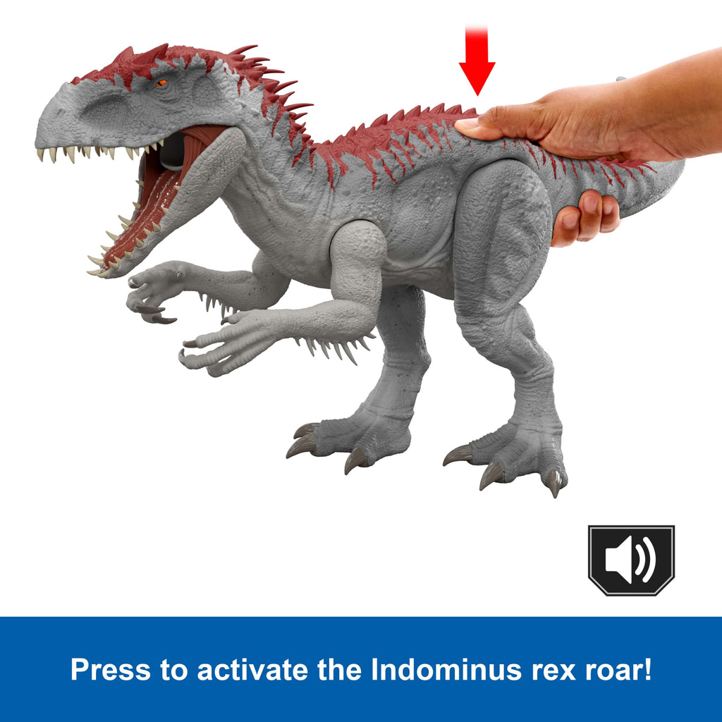 Jurassic World Electronic Real Feel indominus Rex, Reimagined Dinosaur Action Figure Toy