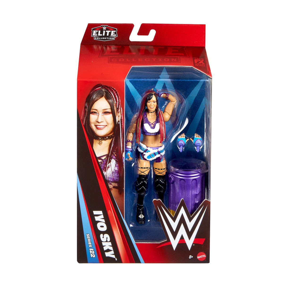 WWE Elite Iyo Sky Action Figure, Series #122 Set, 6-Inch Collectible With Articulation & Accessories