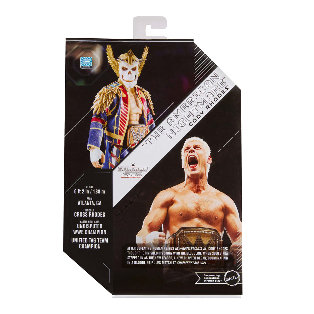 WWE Ultimate Edition Action Cody Rhodes Figure & Accessories Set, 6-Inch Collectible Superstar