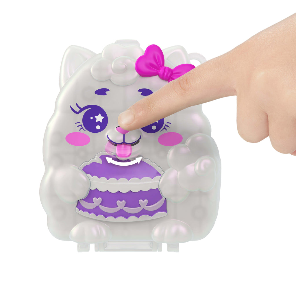 Polly Pocket Conjunto de Brinquedo Compacto Bolo Gatinho