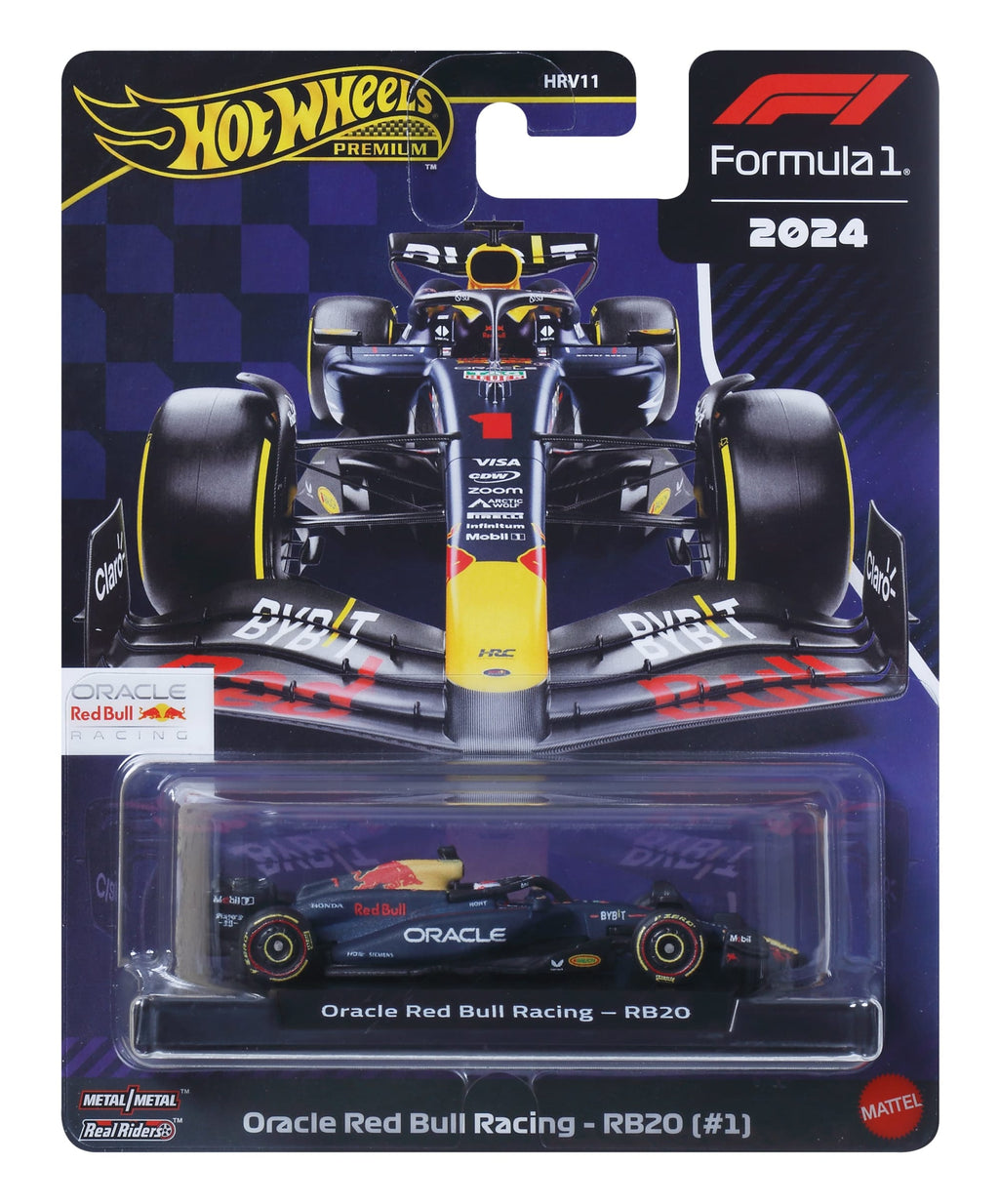 Hot Wheels Collector Veículo de Coleção Equipe Oracle Red Bull Racing Formula 1 Max Verstappen