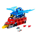 Hot Wheels City Hot Wheels Ultimate Dual Dragon Transporter & 2 1:64 Scale Toy Cars