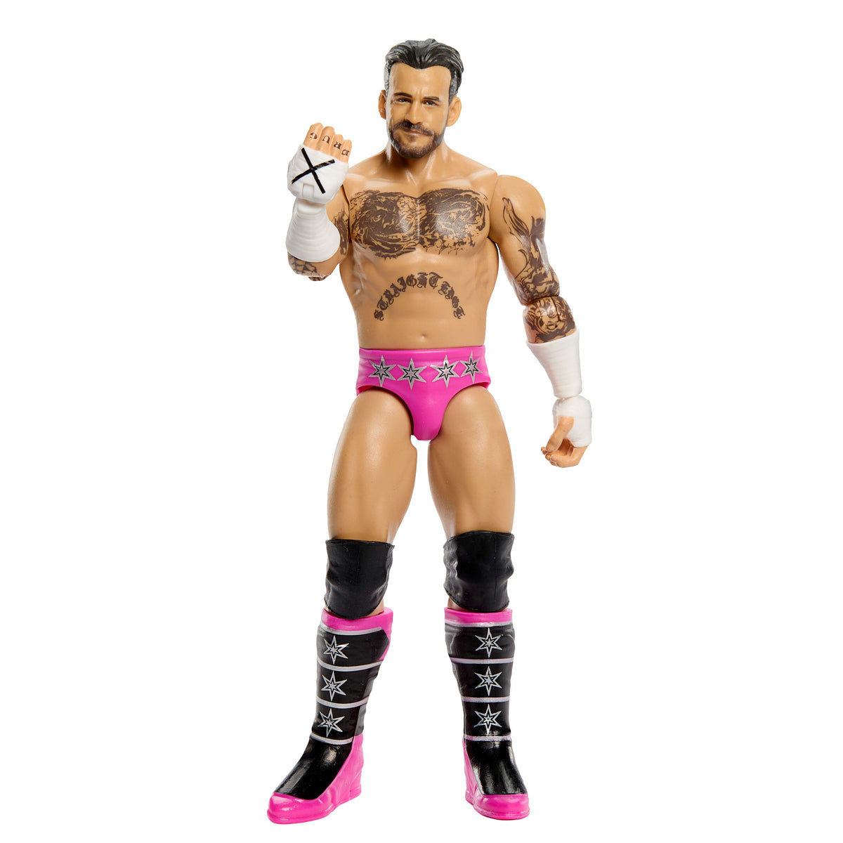 WWE Cm Punk Action Figure, Main EVent Series #164, 6-inch Collectible With Articulation