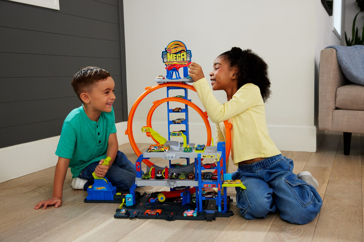 Hot Wheels City Pista de Brinquedo City Mega Garage