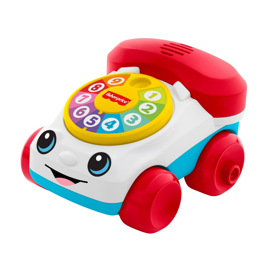 Fisher-Price-Mon Premier Téléphone Animé à Pousser-Avec Effets Sonores