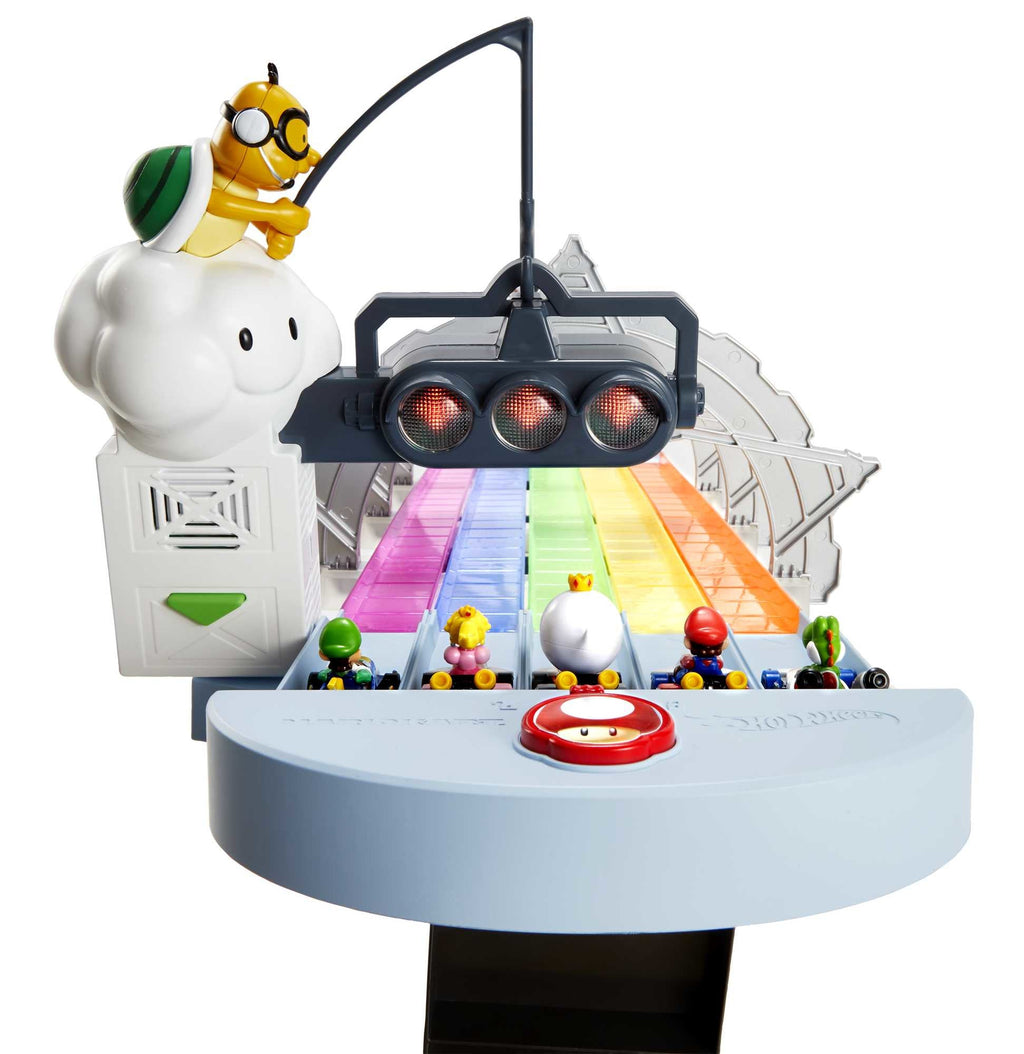 Hot Wheels Mario Kart Pista de Brinquedo Rainbow Road
