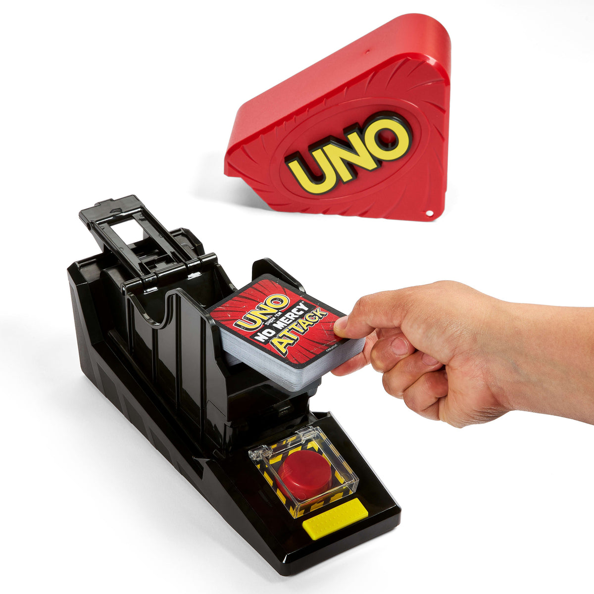 UNO Show ‘Em No Mercy Attack Card Game With Card Launcher For Kids, Fans, Adults & Family Night