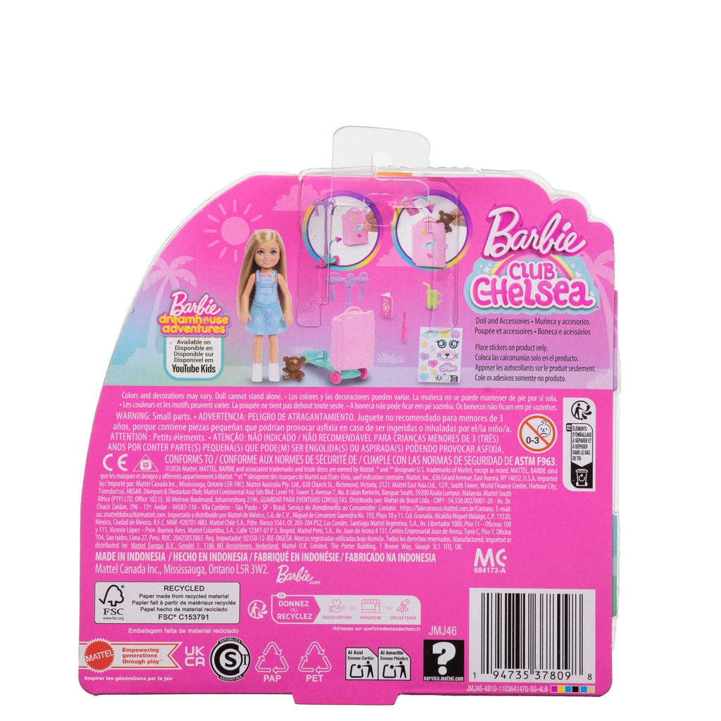 Poupée Chelsea Barbie Club Aventures Sans Limites
