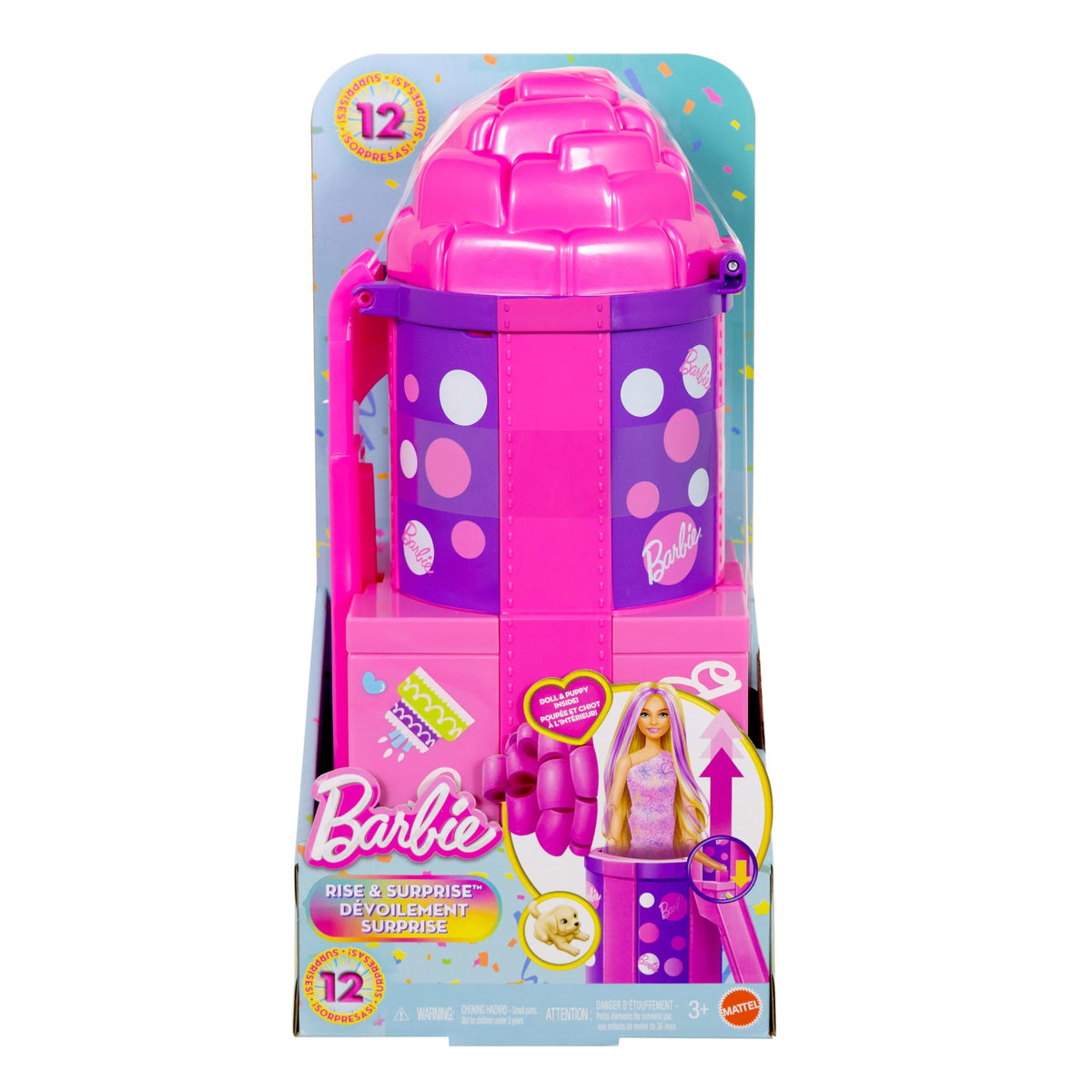 Barbie Party Unboxed Boneca Escorregador
