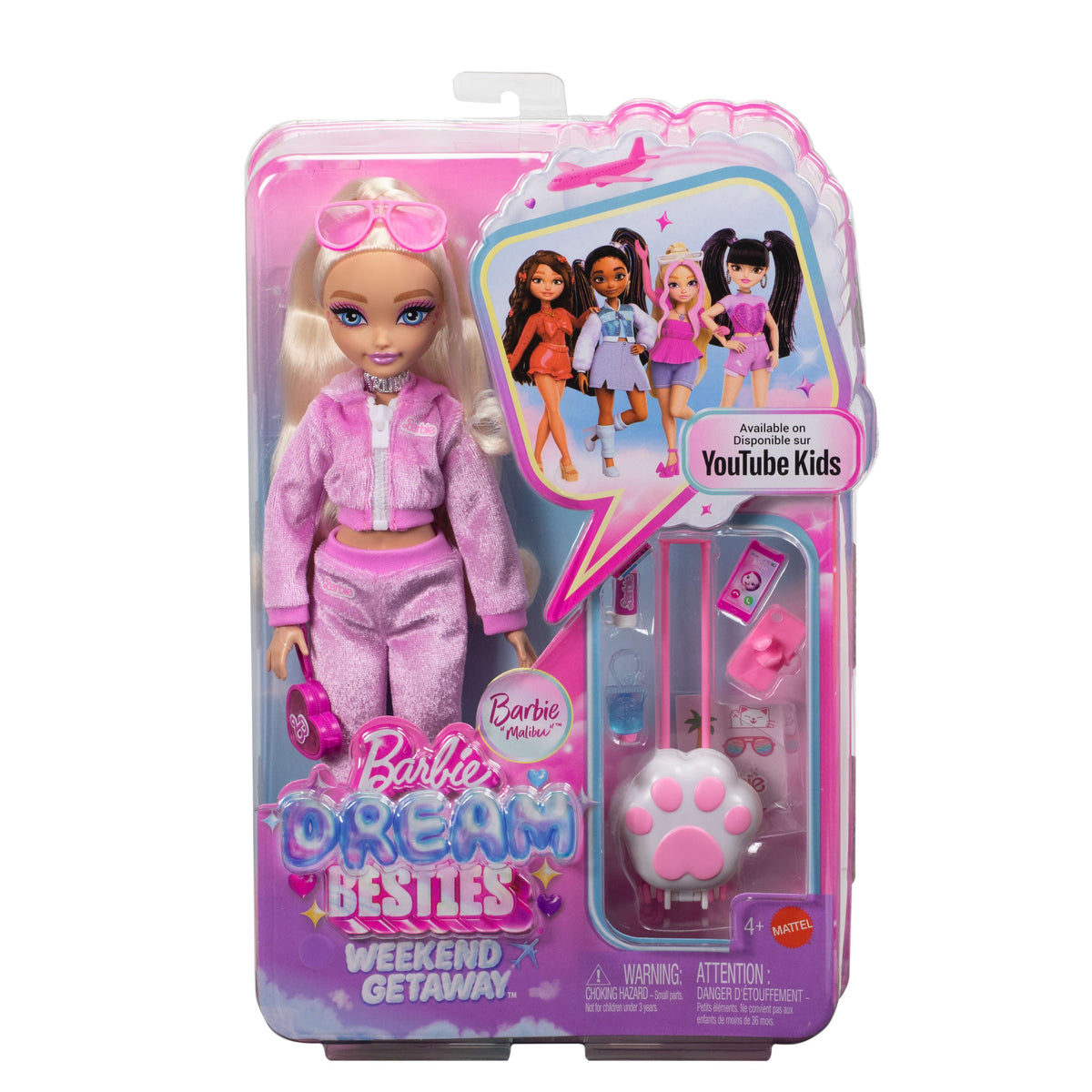 Barbie Poupée Barbie Malibu Dream Besties® Week-end D’Évasion