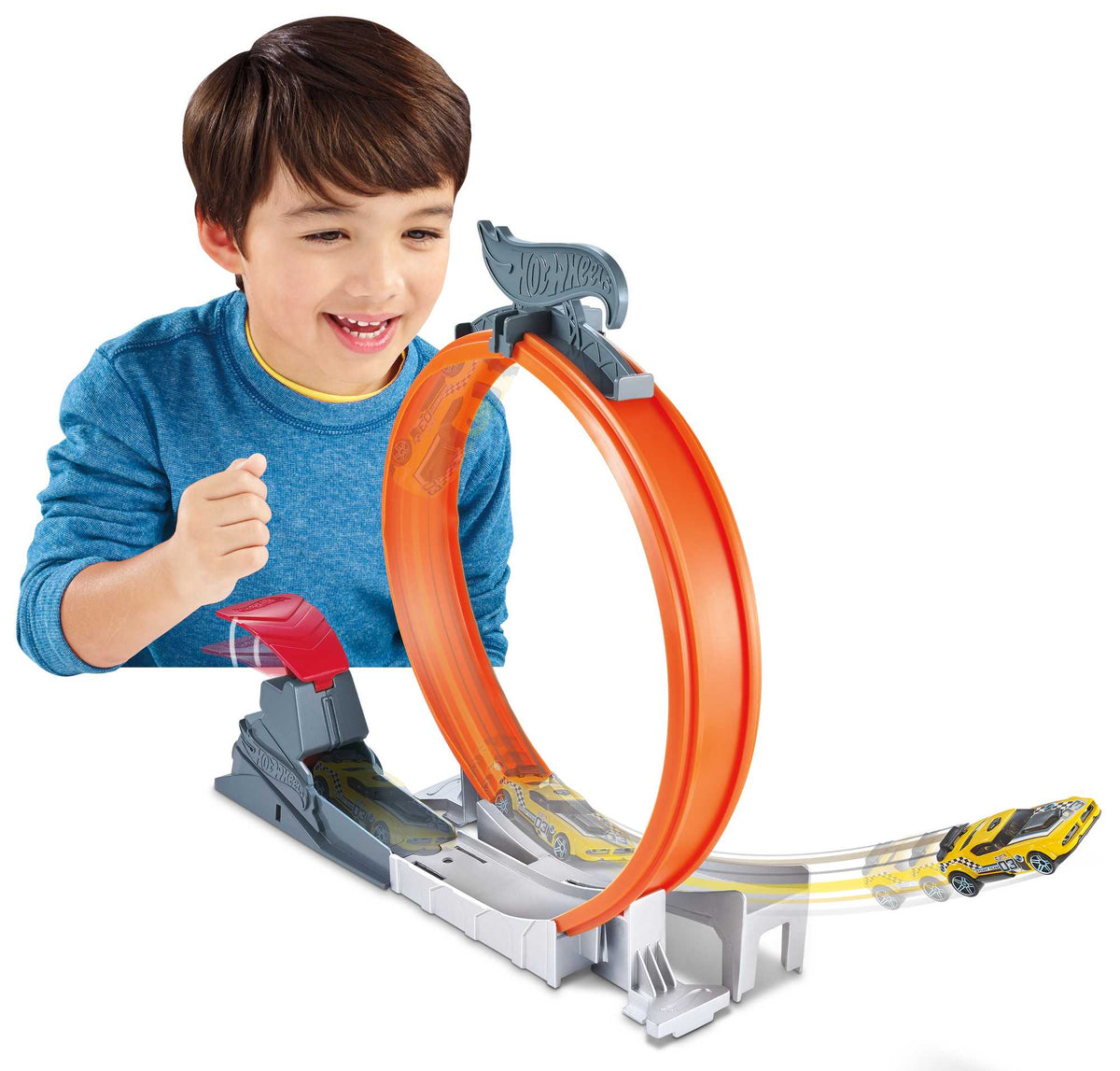 Hot Wheels Action Pista de Juguete Acrobacias Vuelta 360°