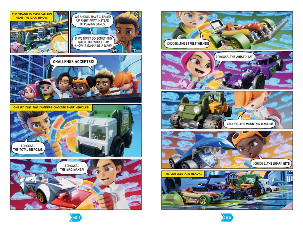 Hot Wheels Let's Race: Cleanup Challenge (Comic Reader)