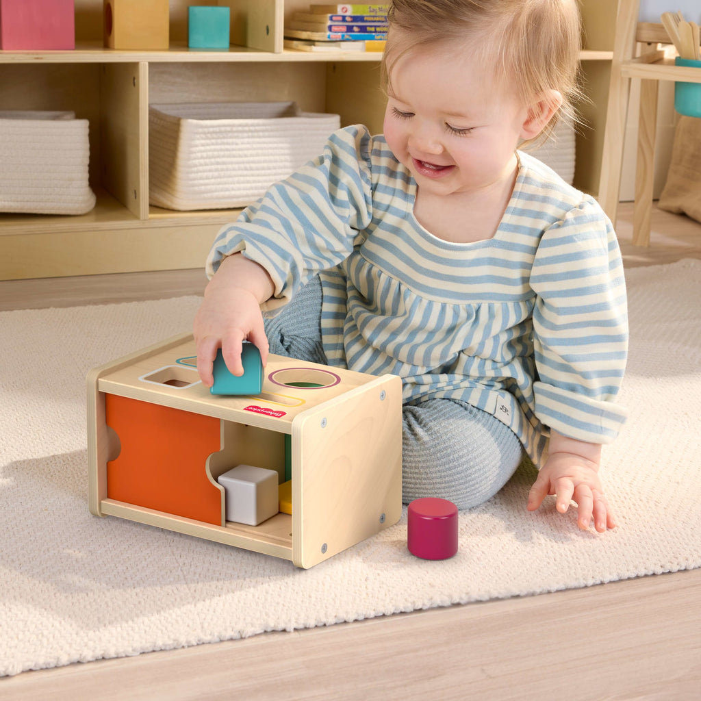Fisher-Price Boîte en Bois Permanence de L’Objet Tri