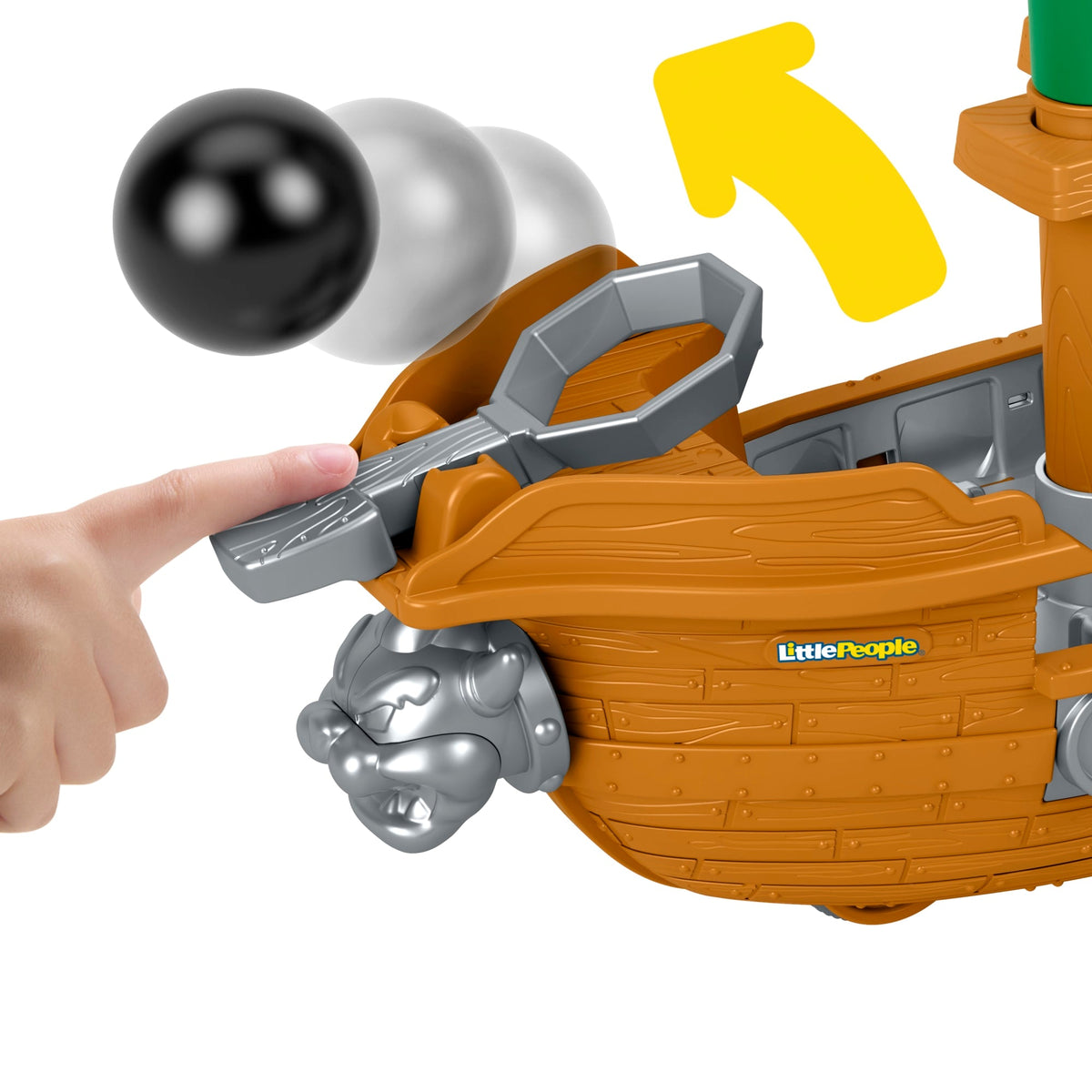 Fisher-Price-Coffret La Forteresse Volante de Bowser Little People