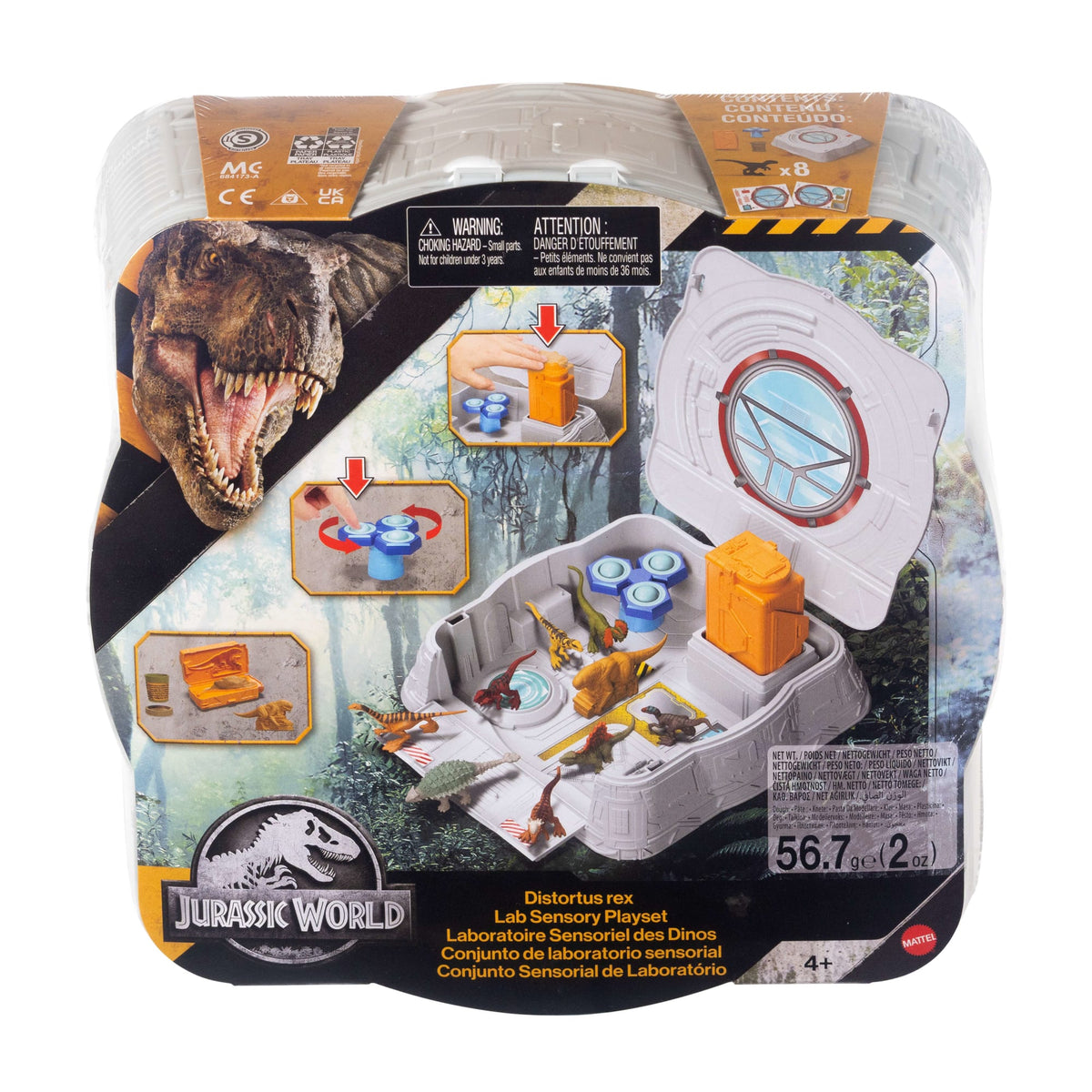 Coffret de Jeu Laboratoire Sensoriel Distortus Rex Avec 8 Mini-Figurines Dans Un Coffret