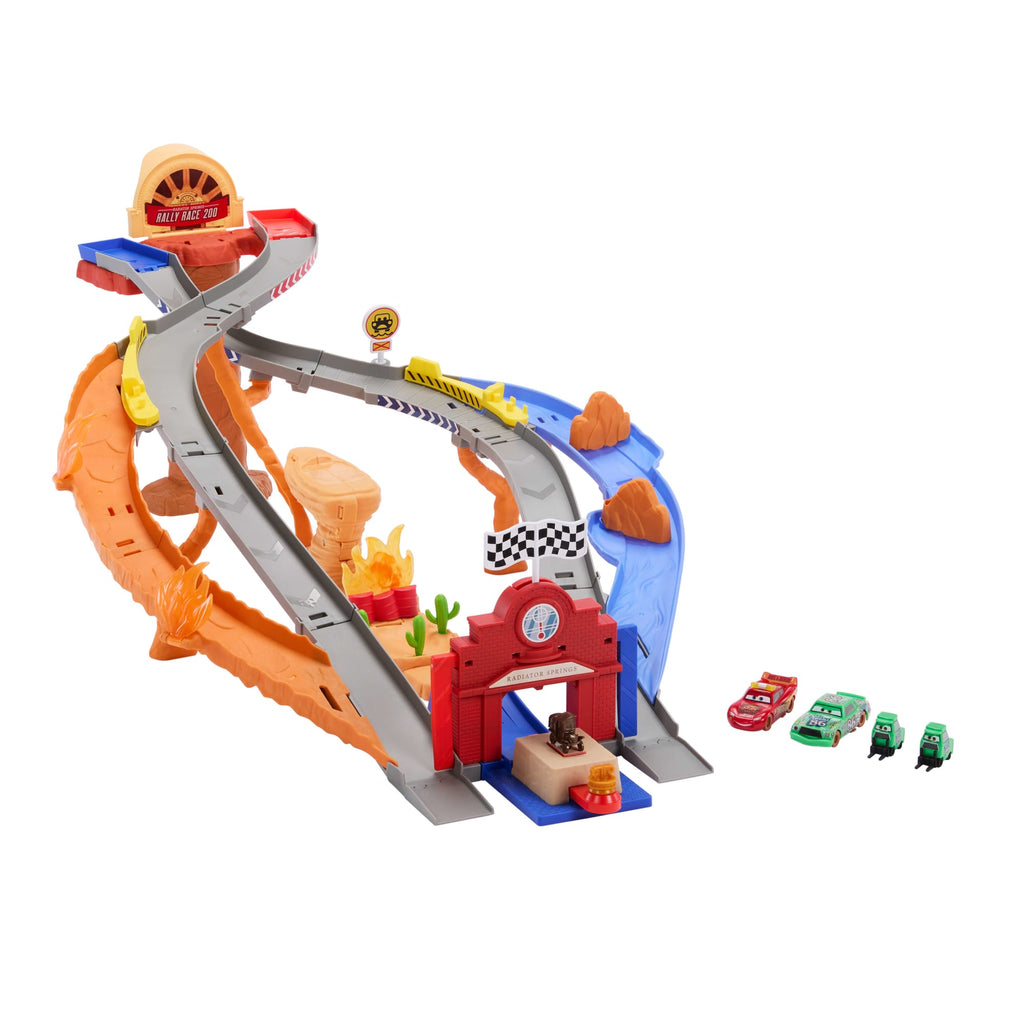 Cars Coffret Piste de Course Rescue Road Course de Radiator Springs