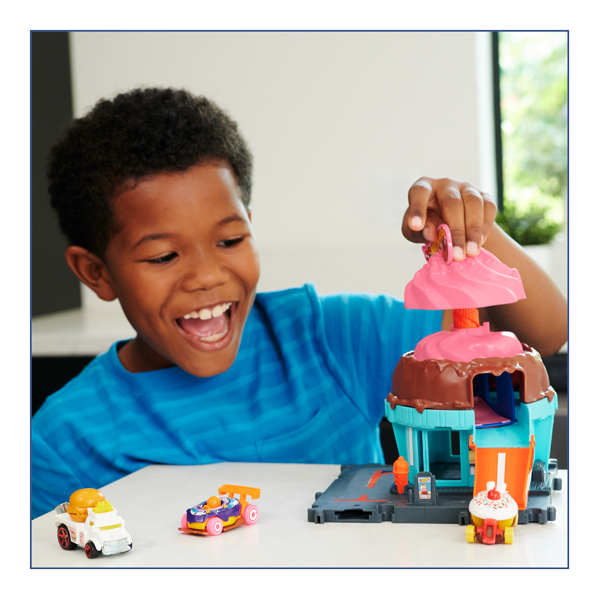 Hot Wheels City-Ville Course Glacée-Coffret