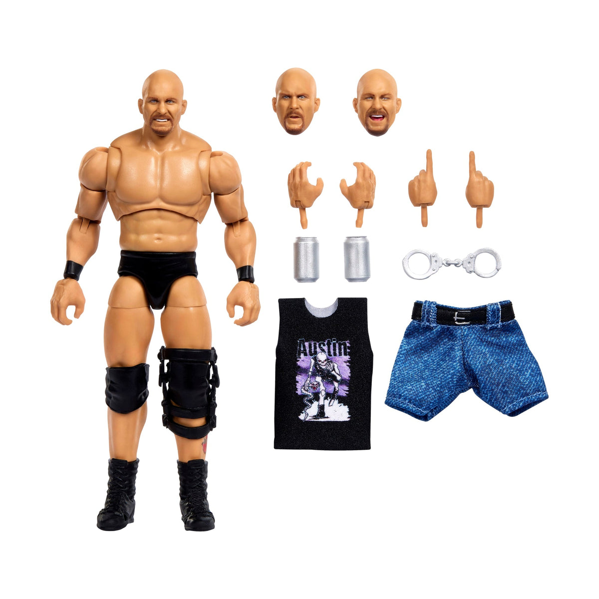 WWE Ultimate Edition Monday Night War 'stone Cold' Steve Austin Action Figure