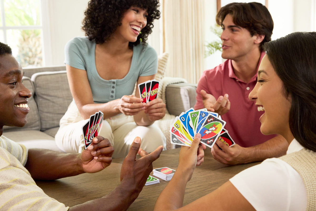 UNO Card Game With 2 Add-On Packs Card Deck For Kids, Adults & Family Night