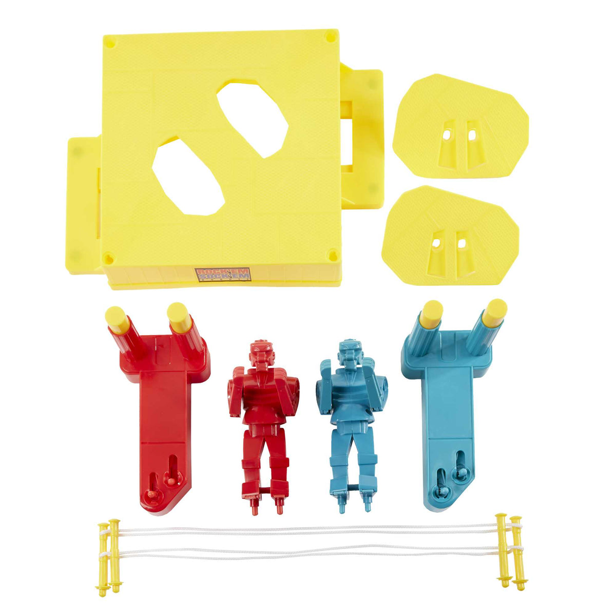 Rock 'Em Sock 'Em Robots Kids Game, Fighting Robots With Red Rocker & Blue Bomber