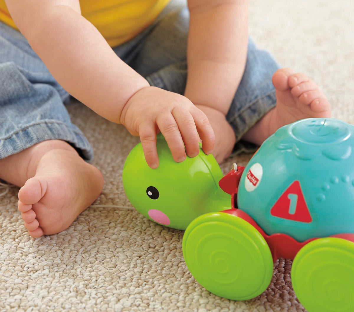 Fisher-Price Brinquedo para Bebês Empurra Tartatuga