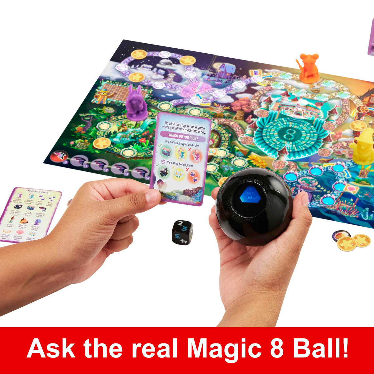Magic 8 Ball Board Games, Magical Encounters, Gift For Game Night