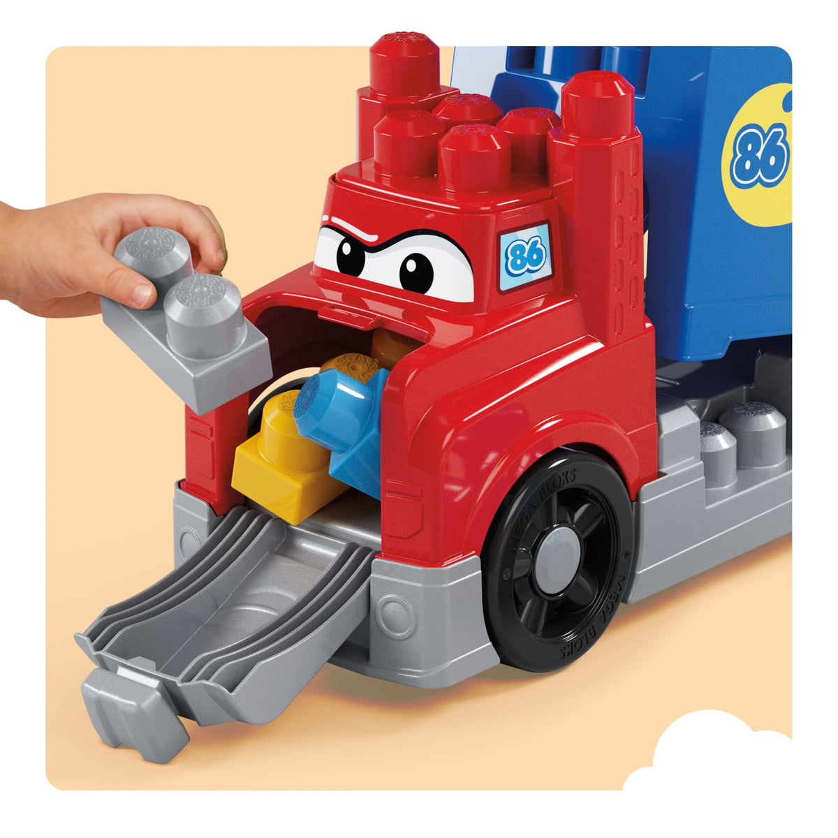 Mega Bloks Juguete de Construcción Grúa ¡Construye y Compite!