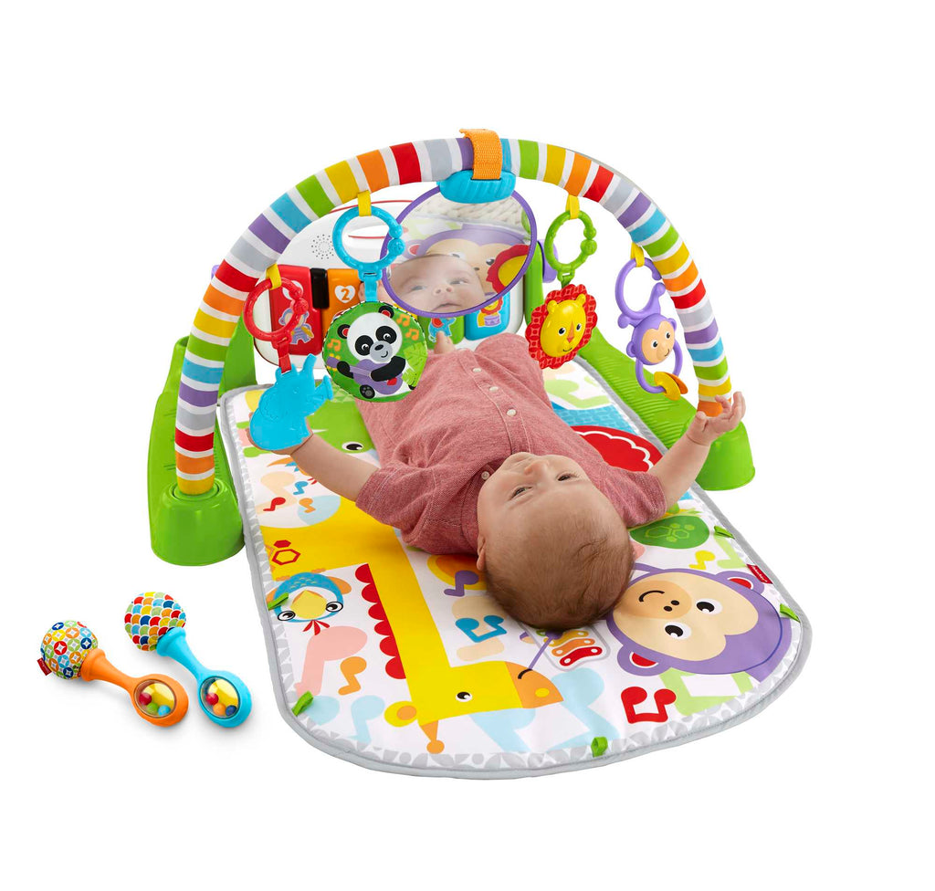 Fisher-Price Deluxe Kick & Play Piano Gym & Maracas