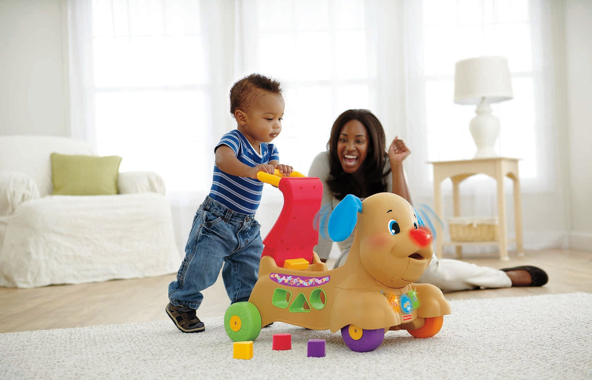 Fisher-Price Ríe y Aprende Andador para Bebês Cachorrinho Anda Comigo