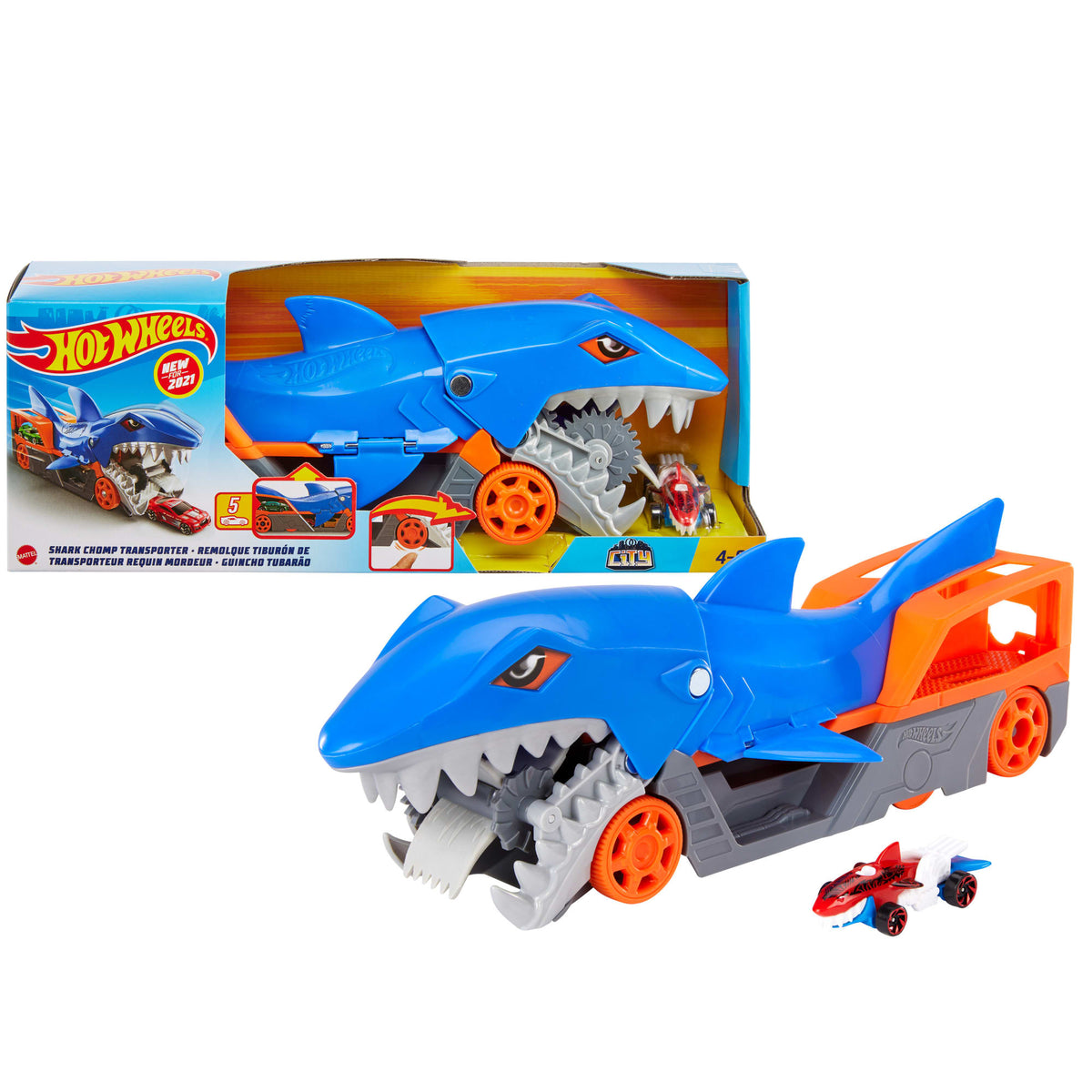 Hot Wheels Shark Chomp Transporter