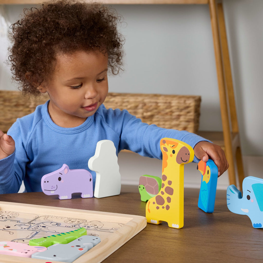 Fisher-Price® Puzzle Animaux en Bois
