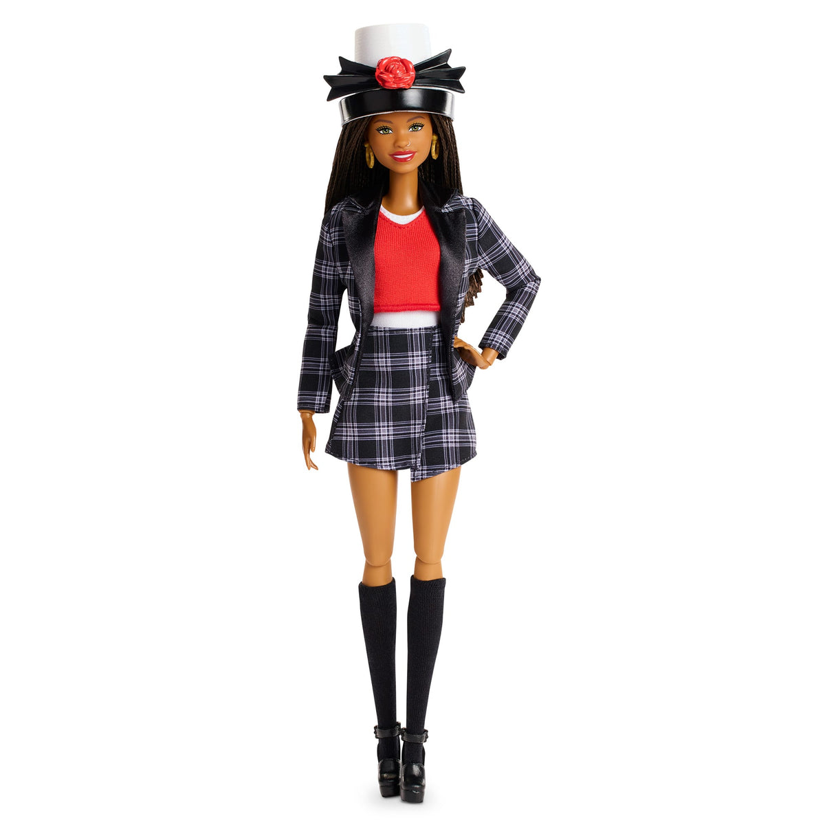 Barbie Signature Clueless Dionne Collector Doll With Black-And-White Plaid Suit & Accessories