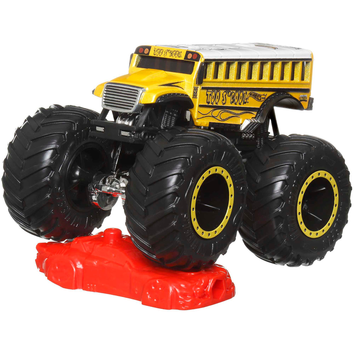 Monster Trucks Hot Wheels à L’Échelle 1:64 Avec Roues Géantes