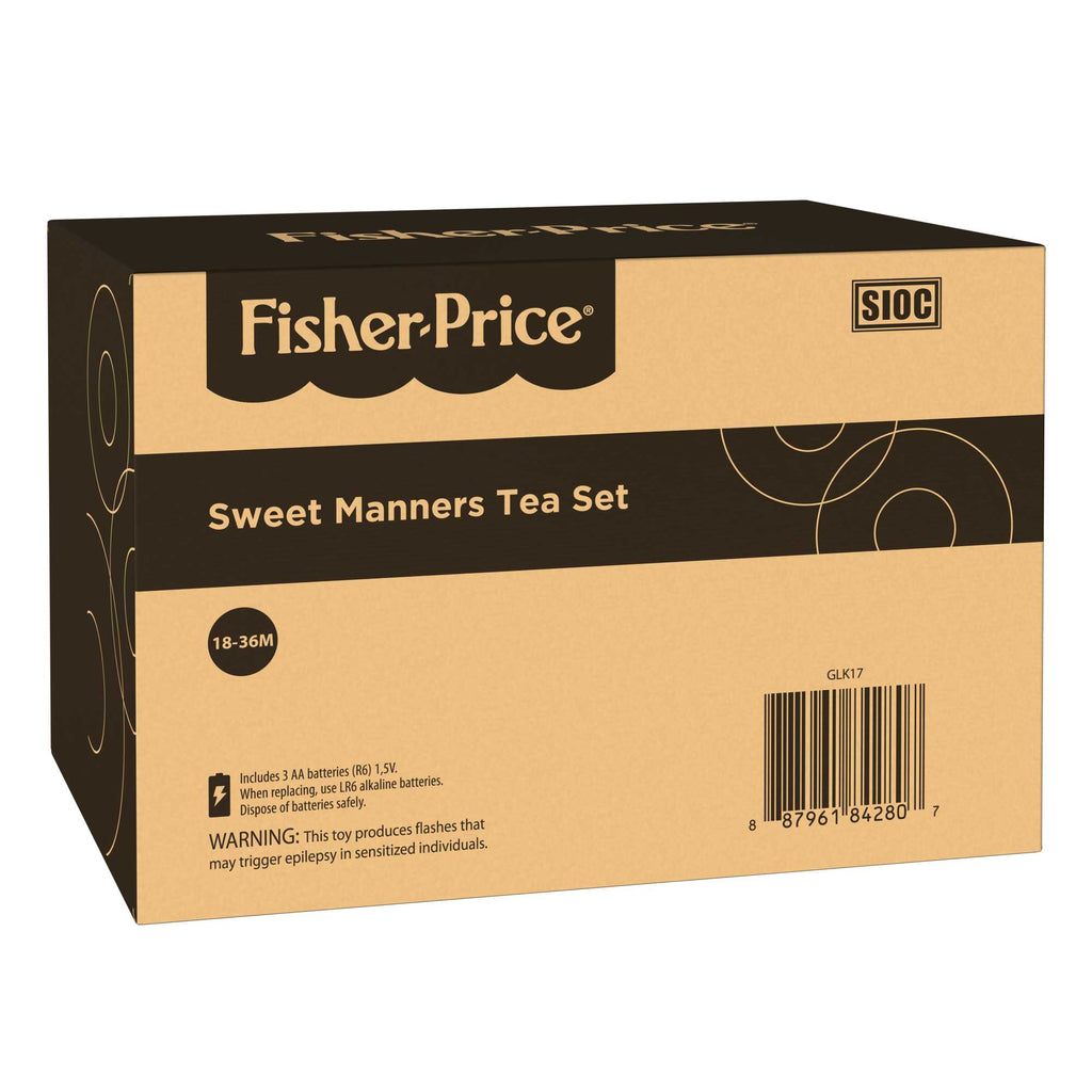 Fisher-Price Laugh & Learn Sweet Manners Tea Set Interactive Toddler Toy