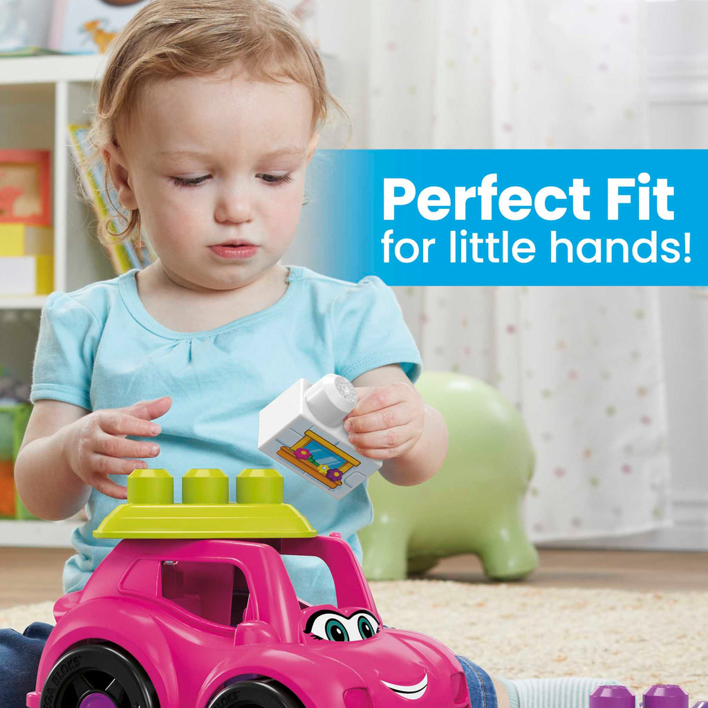 MEGA BLOKS Catie Convertible Fisher-Price Toy Blocks With 1 Figure (6 Pieces) For Toddler