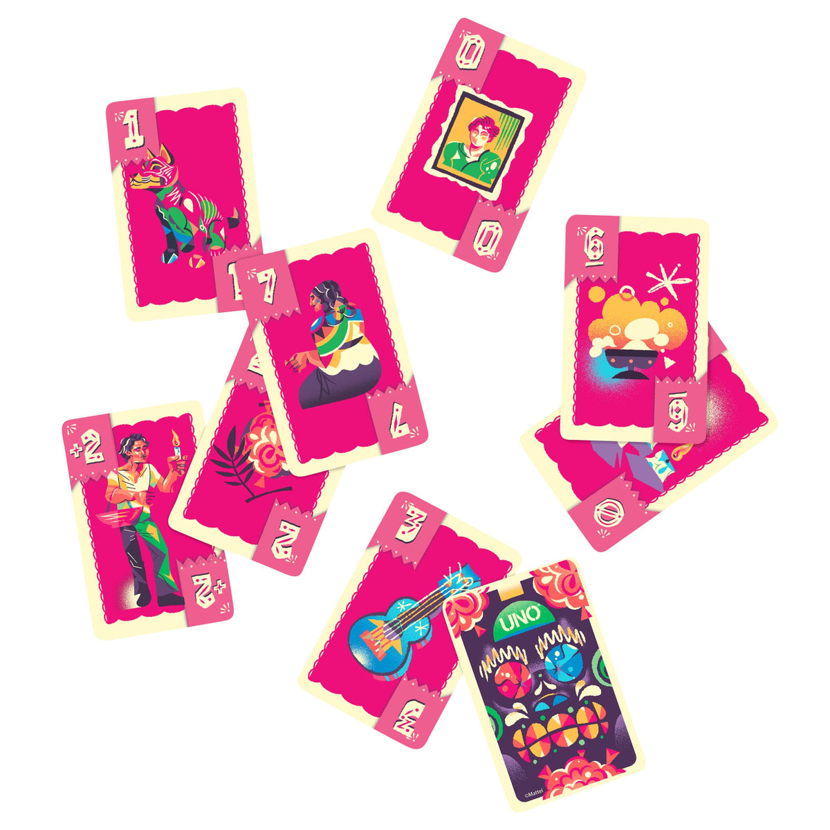 UNO Juego de Cartas Día de Muertos