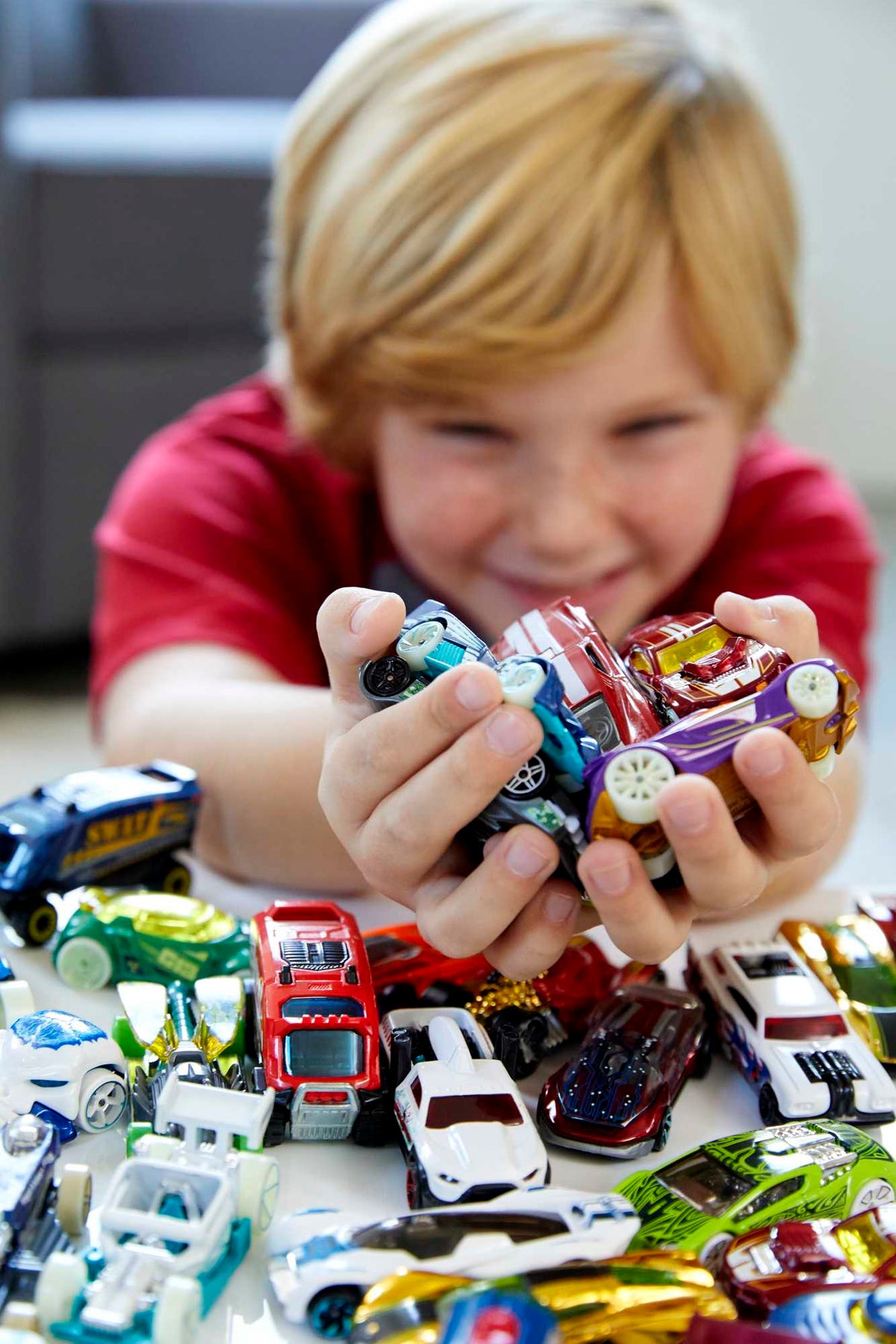 Hot Wheels 1:64 Scale Toy Cars & Trucks, 50-Pack